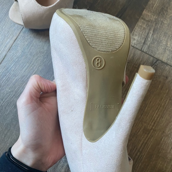 Mauve Blush bow heels - Picture 3 of 4